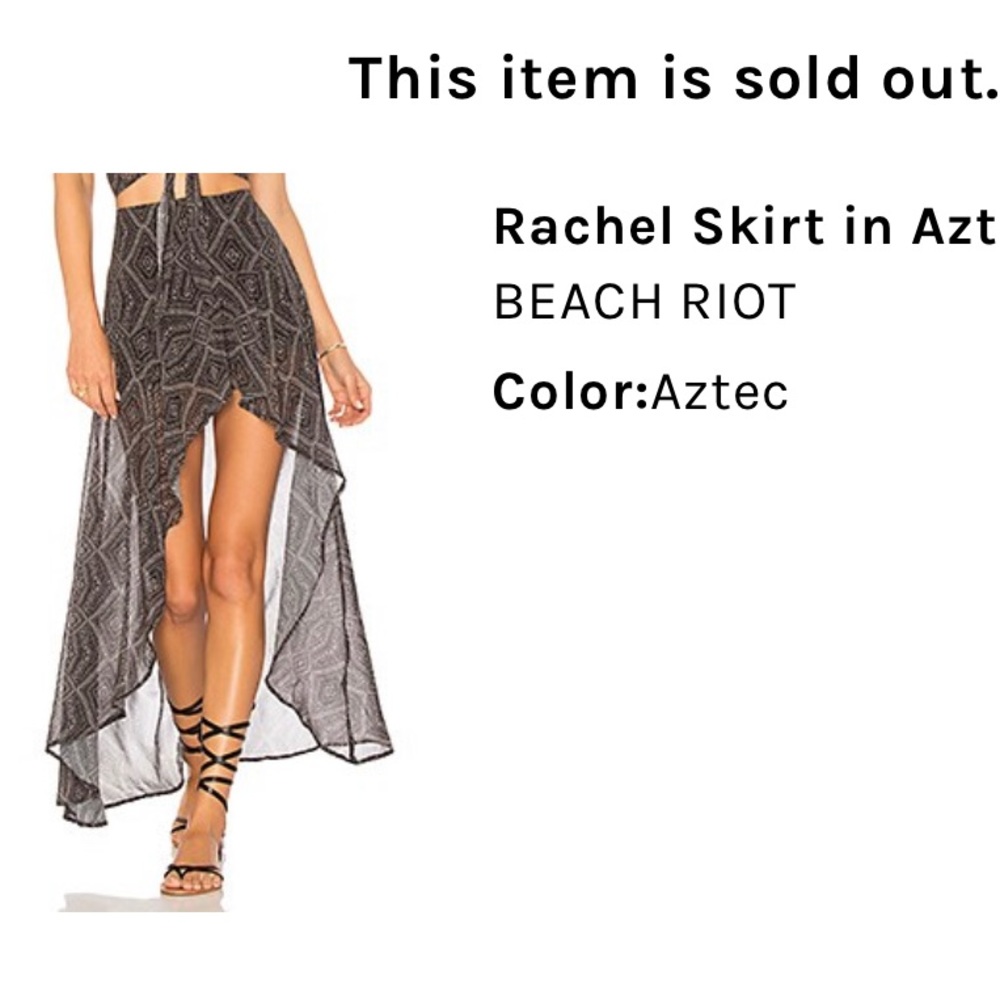 Beach Riot Rachel skirt medium
